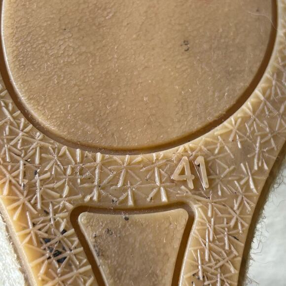 Ted Baker Shoes Platform Wedge Heels Espadrilles Embossed‎ Leather Size 41/US 8 - Picture 10 of 11